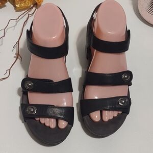 Dansko Black Women's Sandals